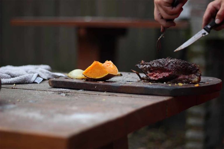 Weihnachten: Gans vom Grill