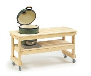 Holztisch für den Big Green Egg Medium