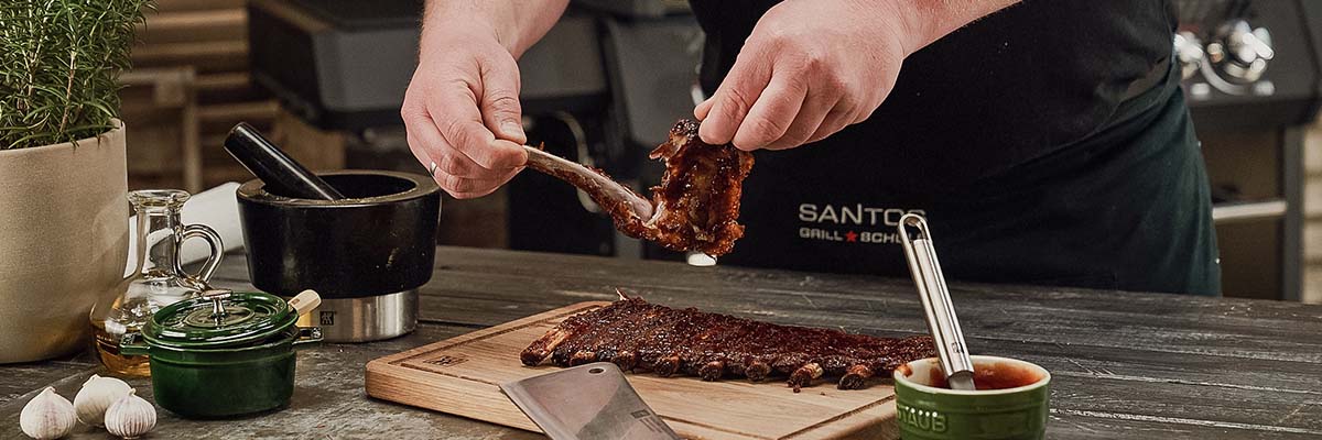 SANTOS Grillrezept Spare Ribs Gasgrill