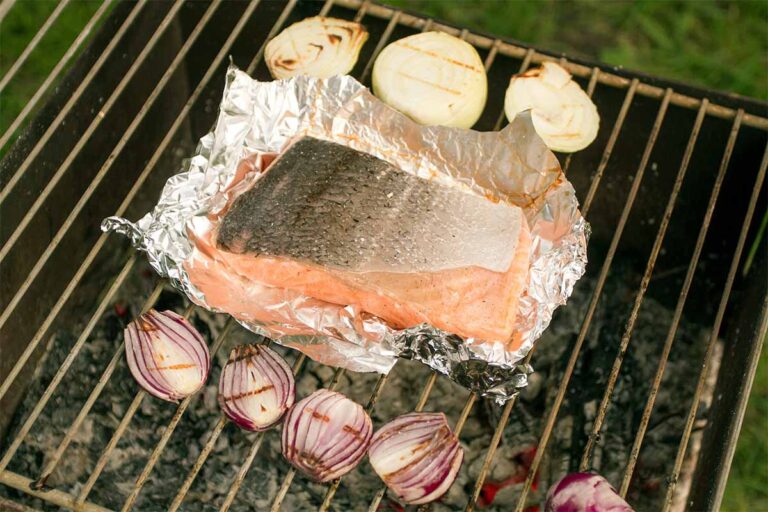 Leberkäse im Schinkenmantel vom Grill