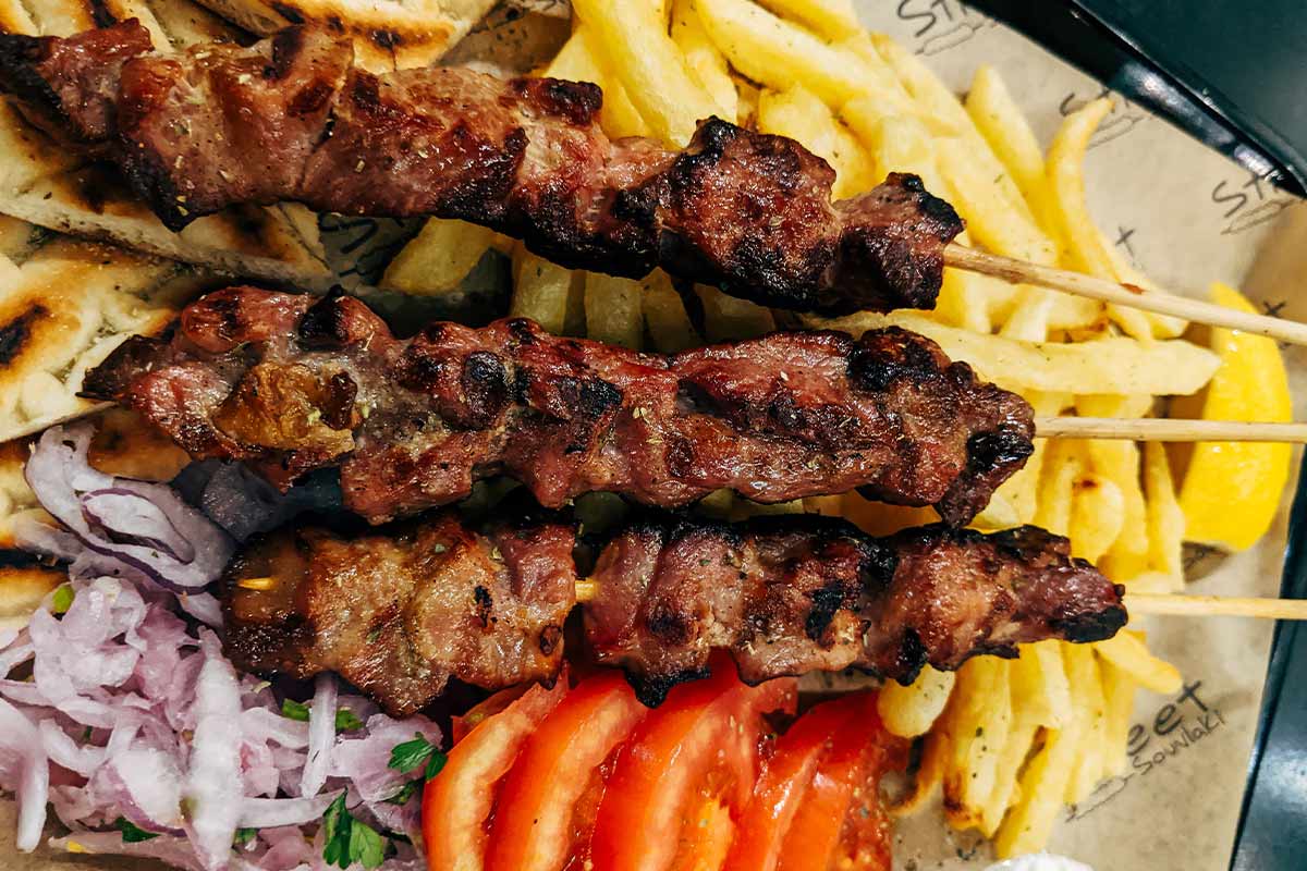 Souvlaki: Griechisch vom Grill – deftig und lecker