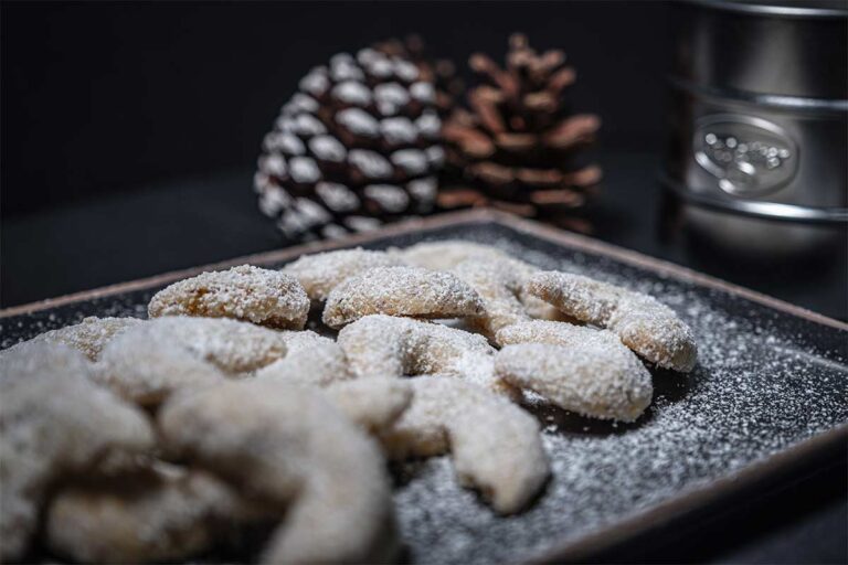 Plätzchen – Vanillekipferl vom Grill