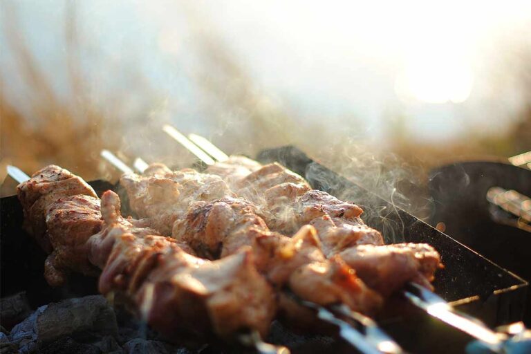 Yakitori Hähnchen-Spieße vom Grill