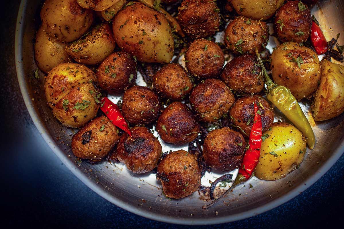 Meatballs mit Feta-Füllung