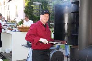 Grillen am Kasino im Carl-Duisberg-Park