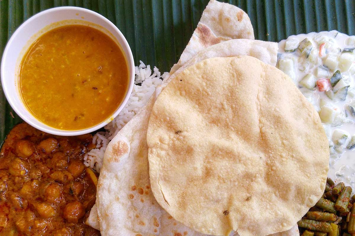 Indisch vom Grill- Würziges Naan-Brot