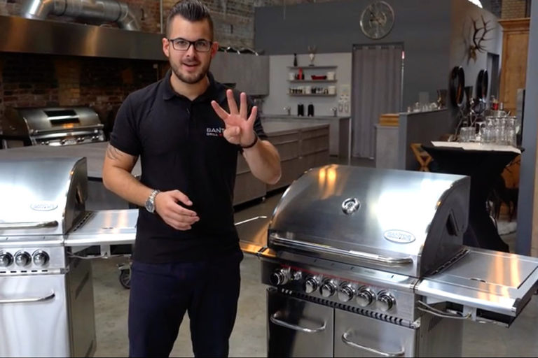 SANTOS Drehspieß Körbe : Pommes, Popcorn, Fisch auf der Gasgrill Rotisserie