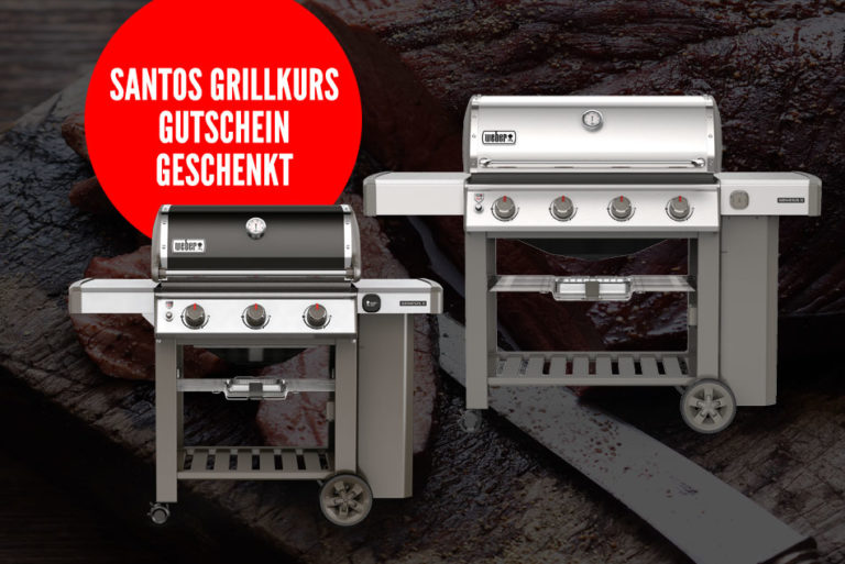 WEBER AKTION bei Santos! Sichert Euch das iGrill 3 Thermometer gratis*