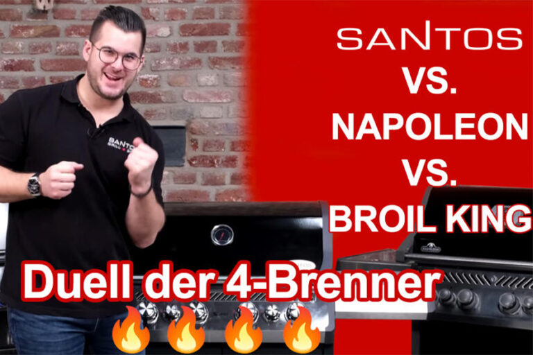 Grillvergleich: 4 Brenner Gasgrills