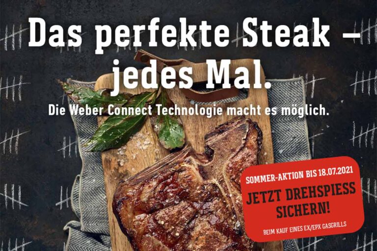 Weber Sommeraktion – Endlich Sommer, Sonne & Smart Grillen