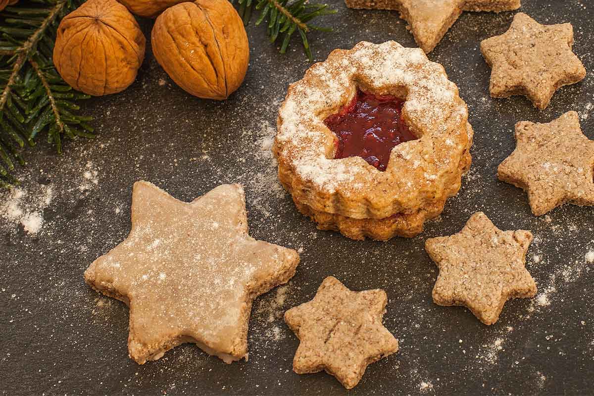 Klassische Weihnachtsplätzchen vom Grill