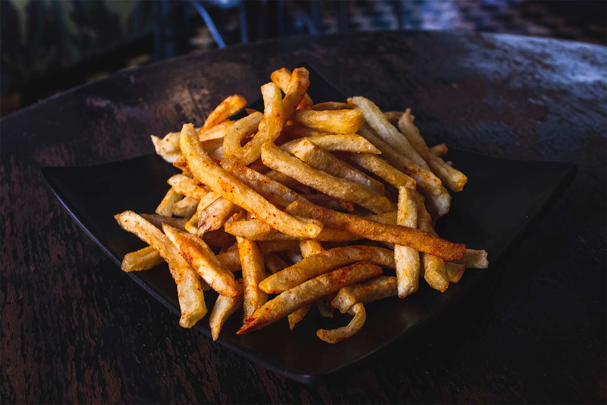 Lee garage ørn Pommes Frites vom Drehspieß - SANTOS Grill Magazin