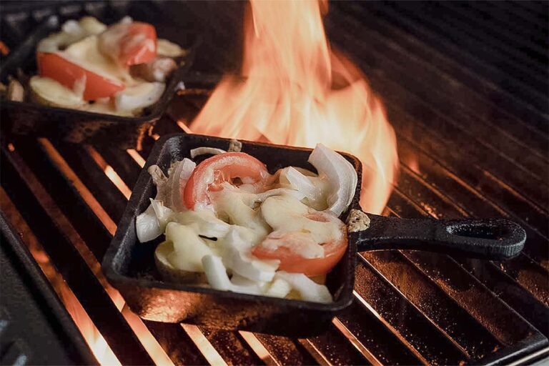 Schwäbische Käsespätzle vom Grill