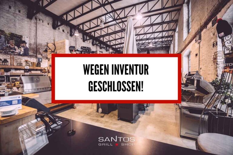 Wegen Inventur geschlossen!