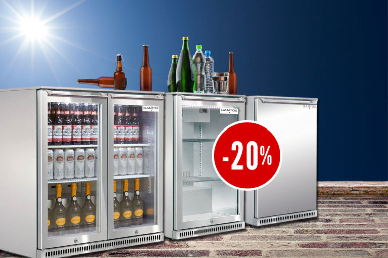 SANTOS Outdoor Kühlschränke jetzt mit eiskalten 20% Rabatt!