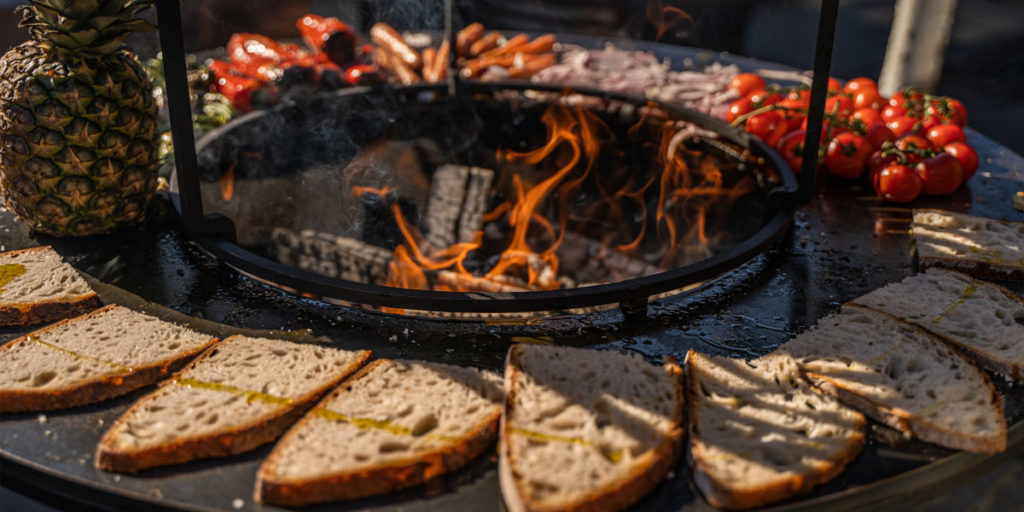 OFYR Grillplatte mit verschiedenen Temperaturbereichen