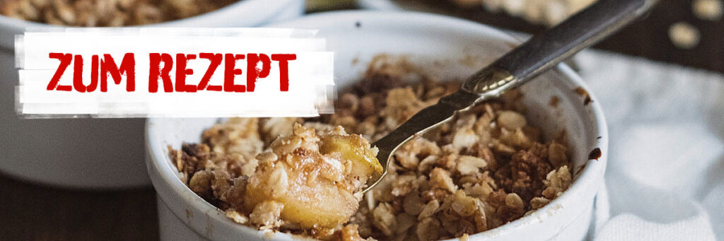 Rezept Apple crumble