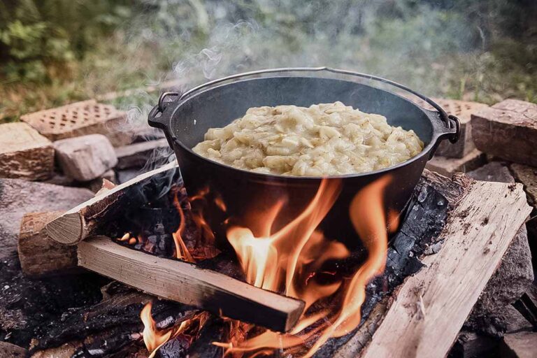 Porridge aus dem Dutch Oven