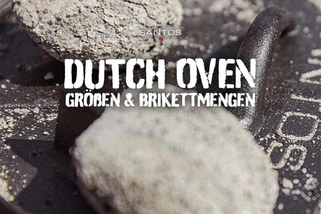 Dutch Oven Guide Größen & Brikettmengen SANTOS Grill Magazin