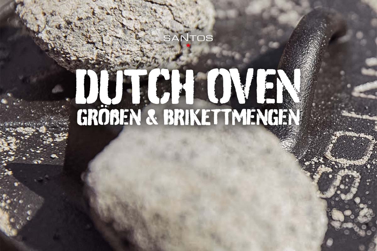 Dutch Oven Guide - Größen & Brikettmengen