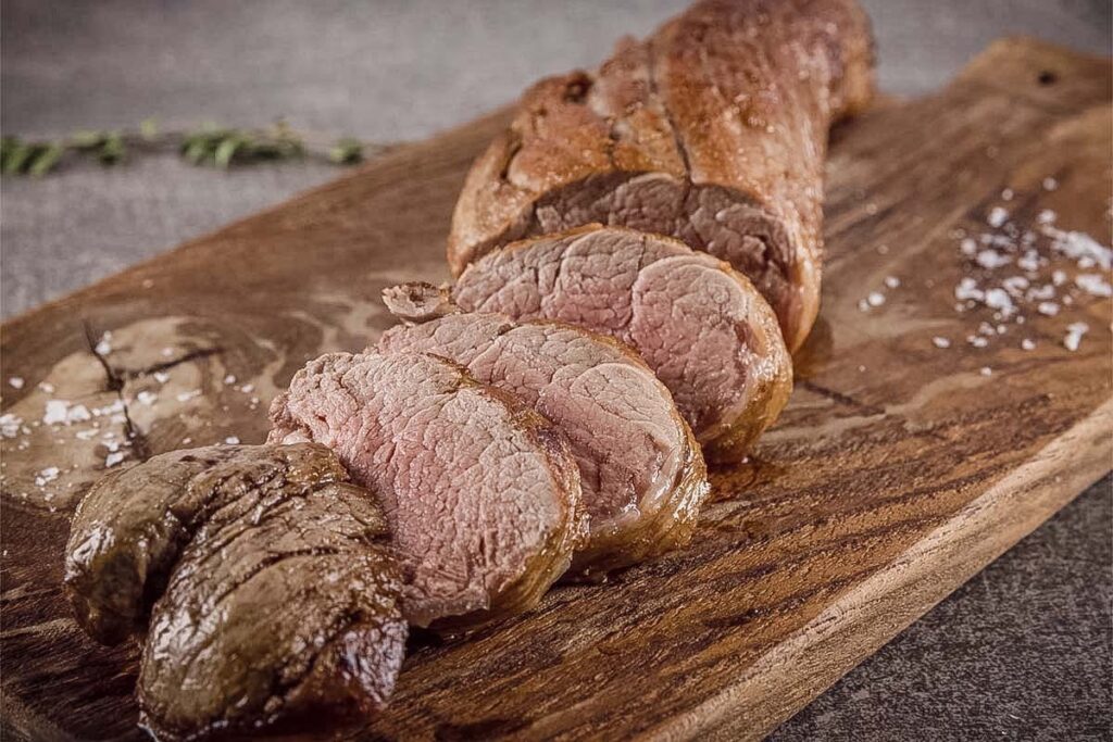 Schweinefilet / Schweinelende Kerntemperatur Kalorien Erklärung