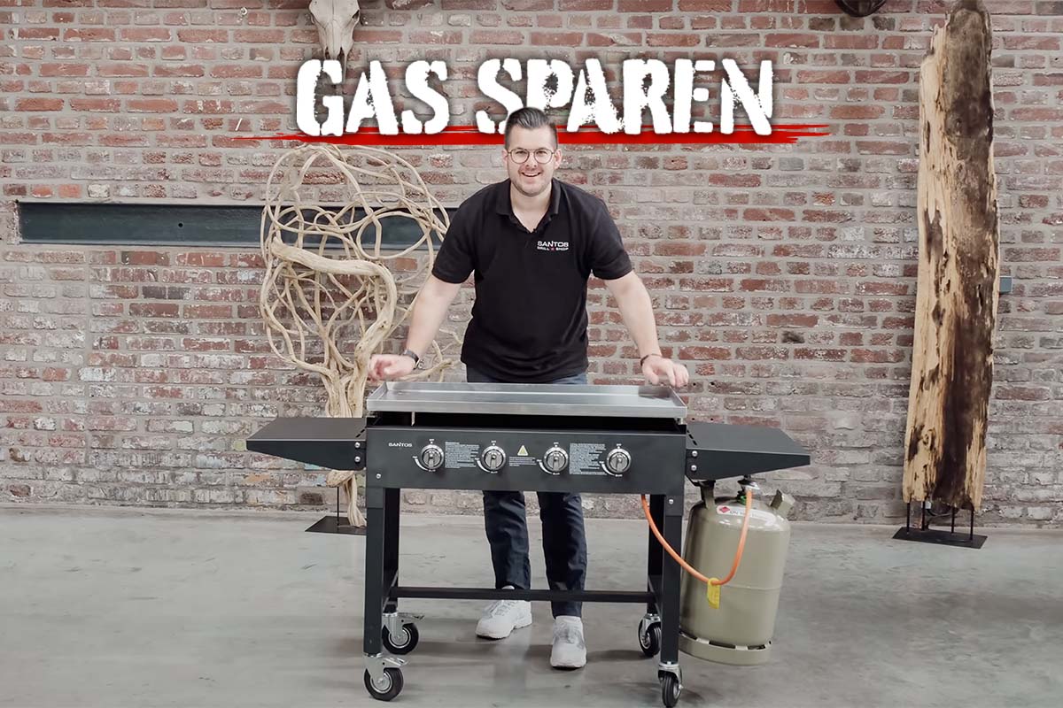 Gas sparen beim Gasgrill - SANTOS Tipps