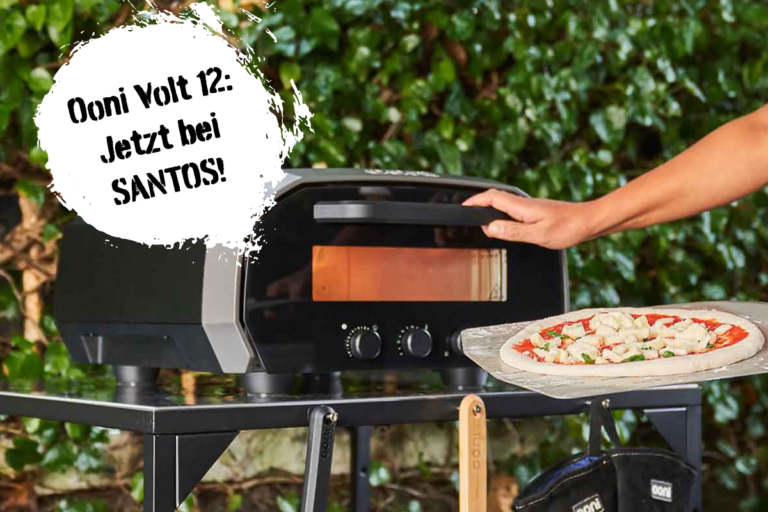 Vollelektrischer Pizzaofen-Neuzugang bei SANTOS: der Ooni Volt 12
