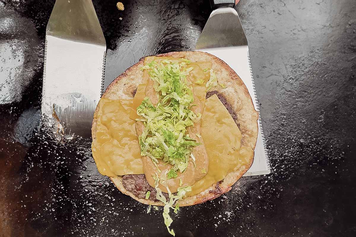 Burger Quesadillas Grillrezept SANTOS