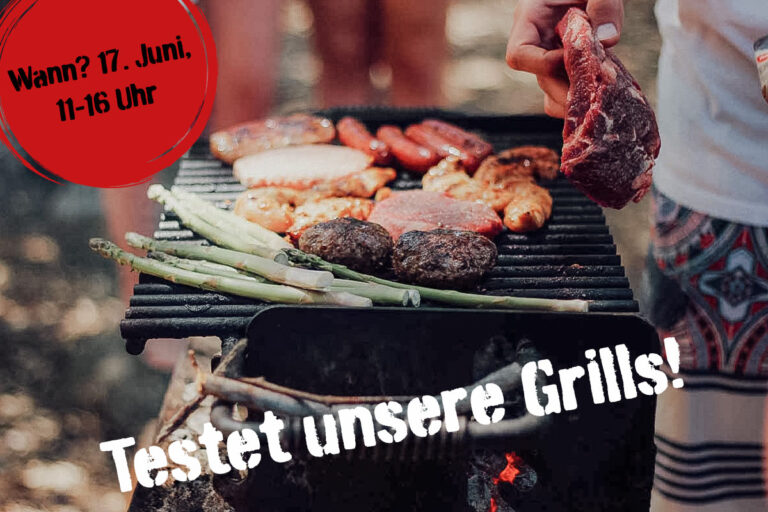 Unsere Grills – getestet von Euch!