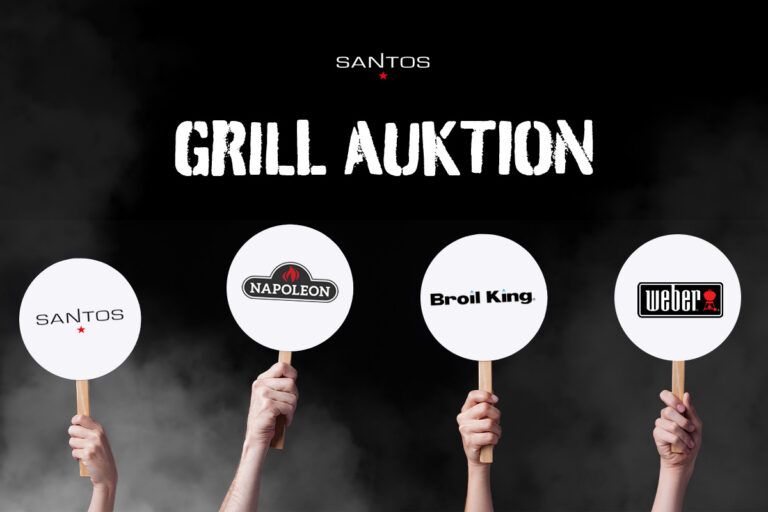 Grill-Auktion bei SANTOS: Ersteigert Eure Premium-Marken am 30. September 2023