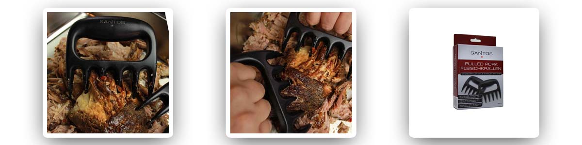 SANTOS Grill Magazin Pulled Pork Krallen kaufen