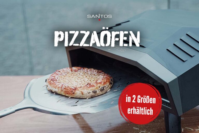 Die perfekte Pizza aus dem eigenen Garten: Neue Pizzaöfen von SANTOS