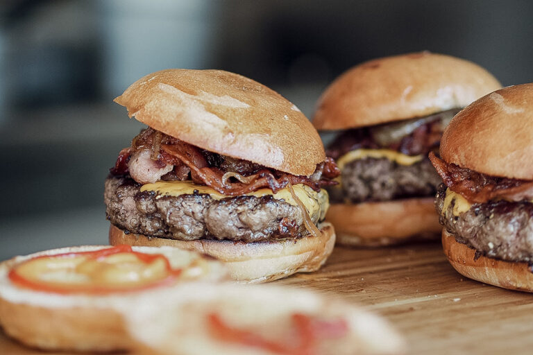 Smashed Burger aus dem Pizzaofen