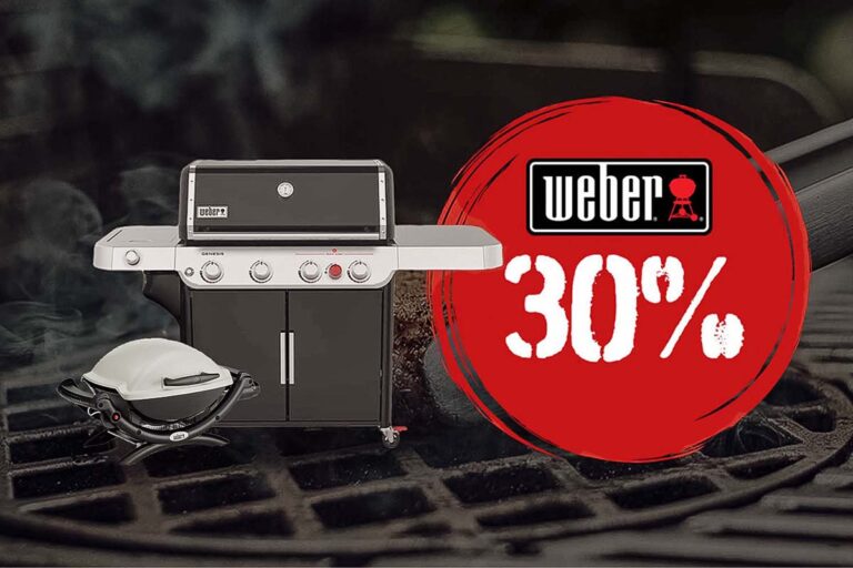 Weber Angebote – 30% Rabatt auf Grills & Grillzubehör