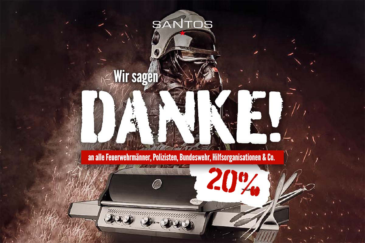 Santos-Hilfsorganisationen-Grill-Angebot 20 Rabatt