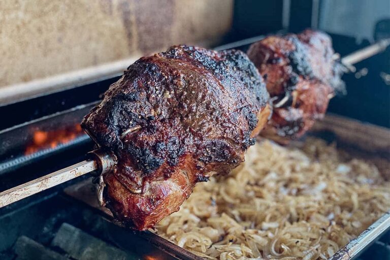 Spießbraten vom Drehspieß