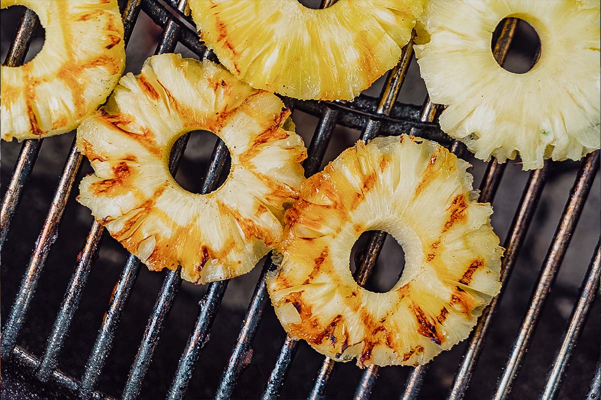 Ananas grillen SANTOS Grill Magazon Rezept