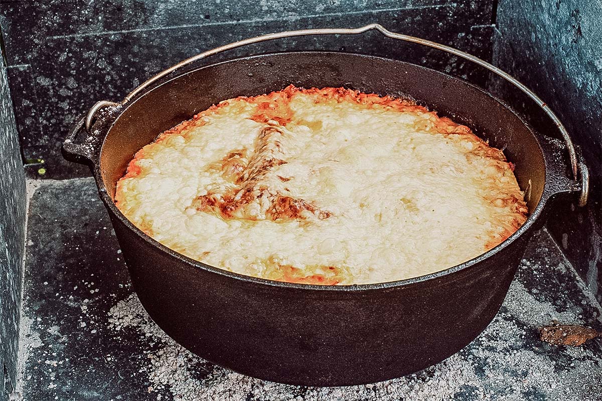 Dutch Oven Lasagne Rezept