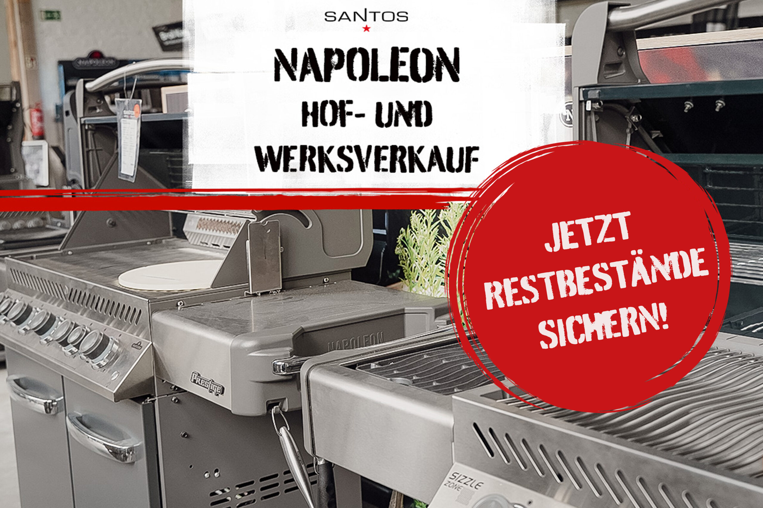 Napoleon Grills Hof- und Werksverkauf: Restbestände
