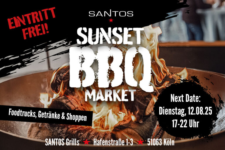 SANTOS Sunset BBQ Market – ab 13. Mai!
