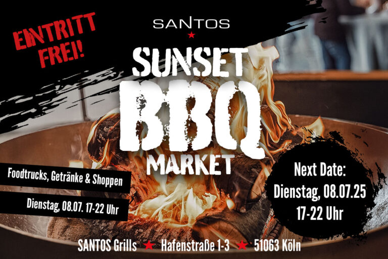 SANTOS Sunset BBQ Market – ab 13. Mai!