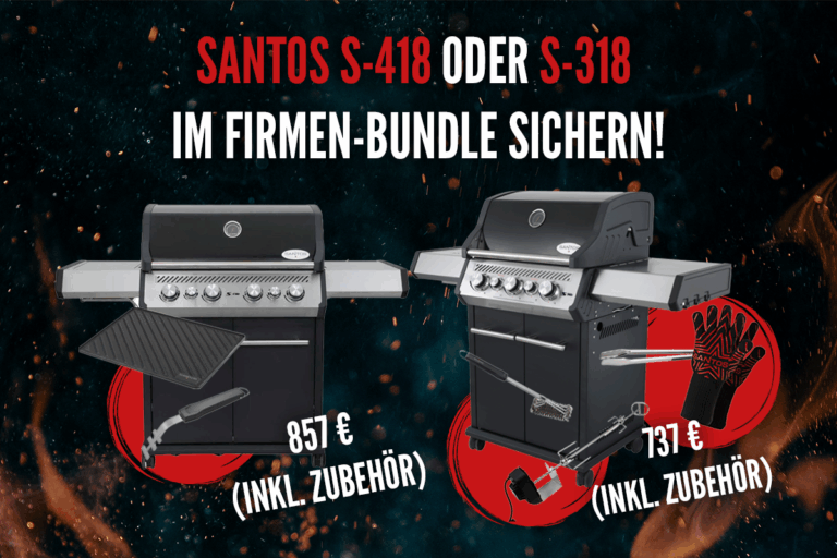 SANTOS S-418 und S-318 inkl. Zubehör im Firmenpaket sichern!