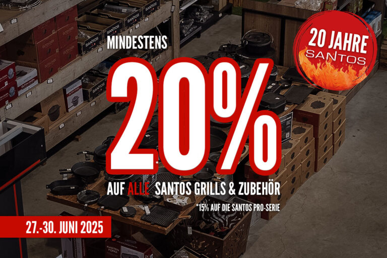 Sommergrillen bei SANTOS NORD – wir feiern den Spätsommer!