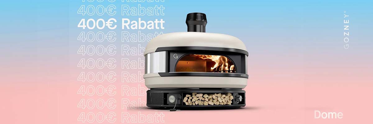 Gozney Sommeraktion Gozney Dome 400€ Rabatt