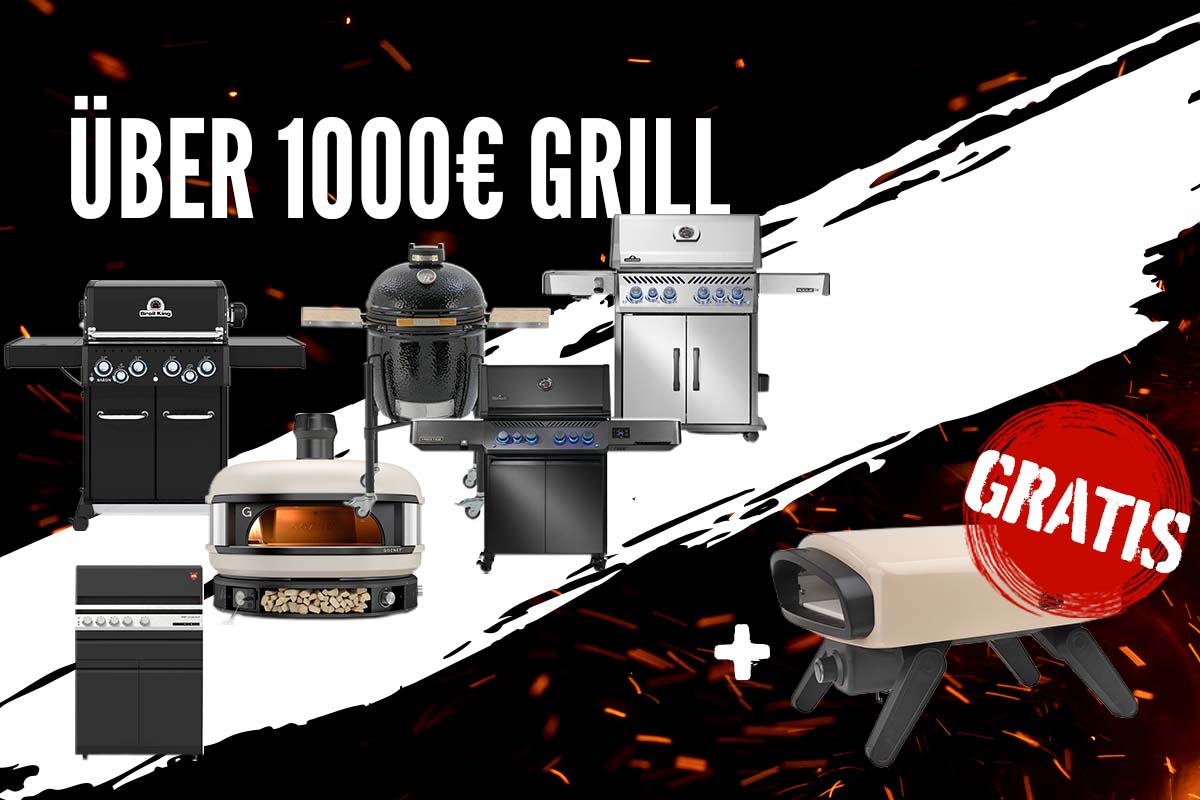 Gratis Pizzaofen Aktion bei SANTOS online am 7. September über 1000€ Grill