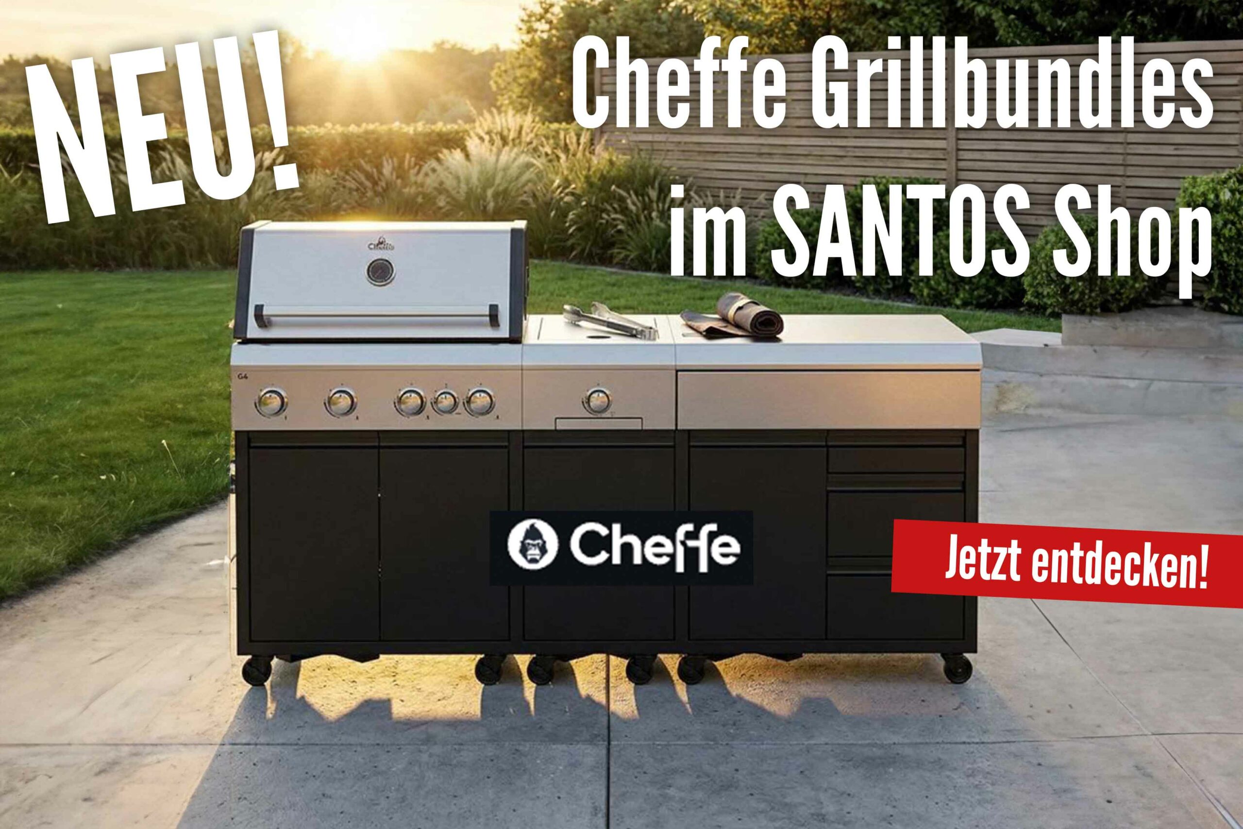 Entdecke unseren Neuzugang: Cheffe Grills ist jetzt bei SANTOS!