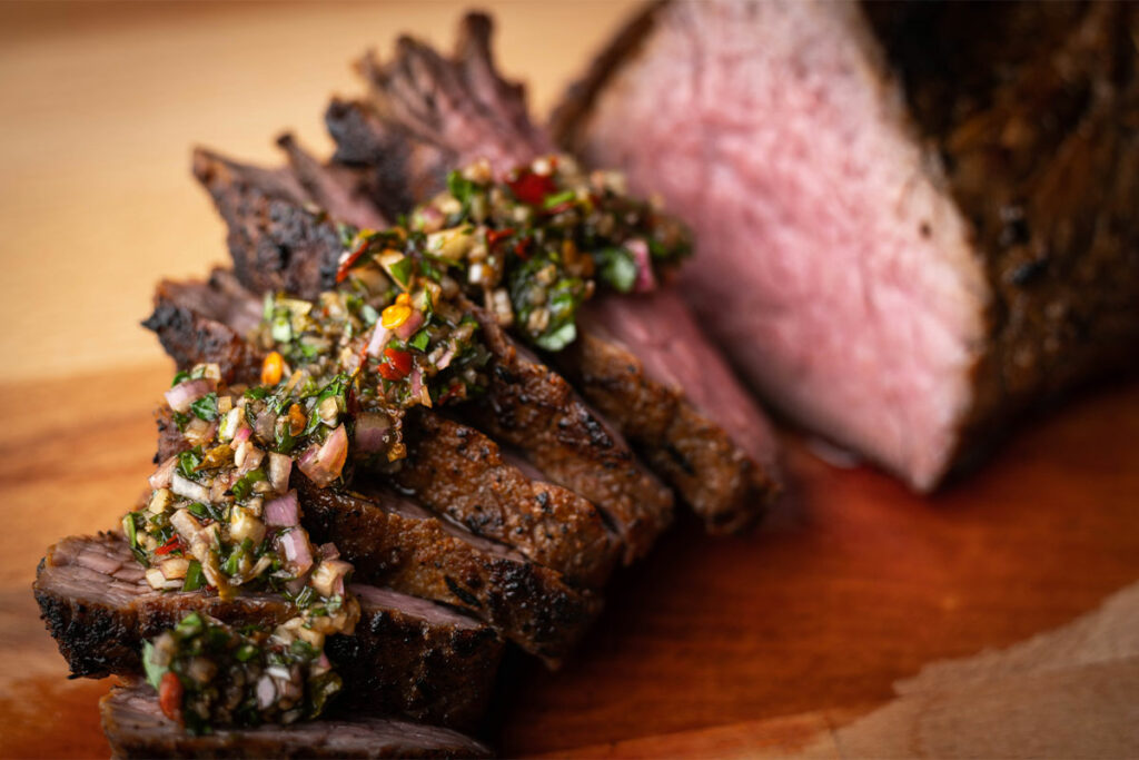 Chimichurri zu Flank Steak