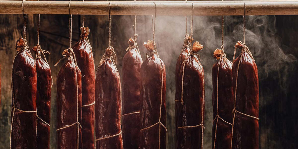 Low & Slow, Smoken und Räuchern: geräucherte Salami