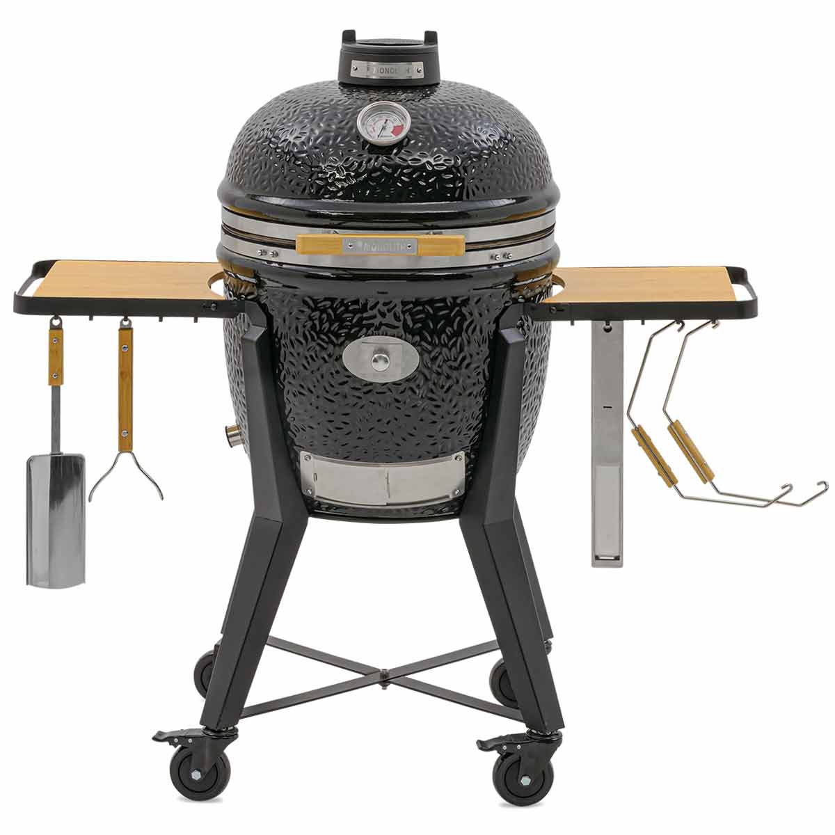 Monolith Keramikgrill Two.55 | inkl. Gestell | Schwarz