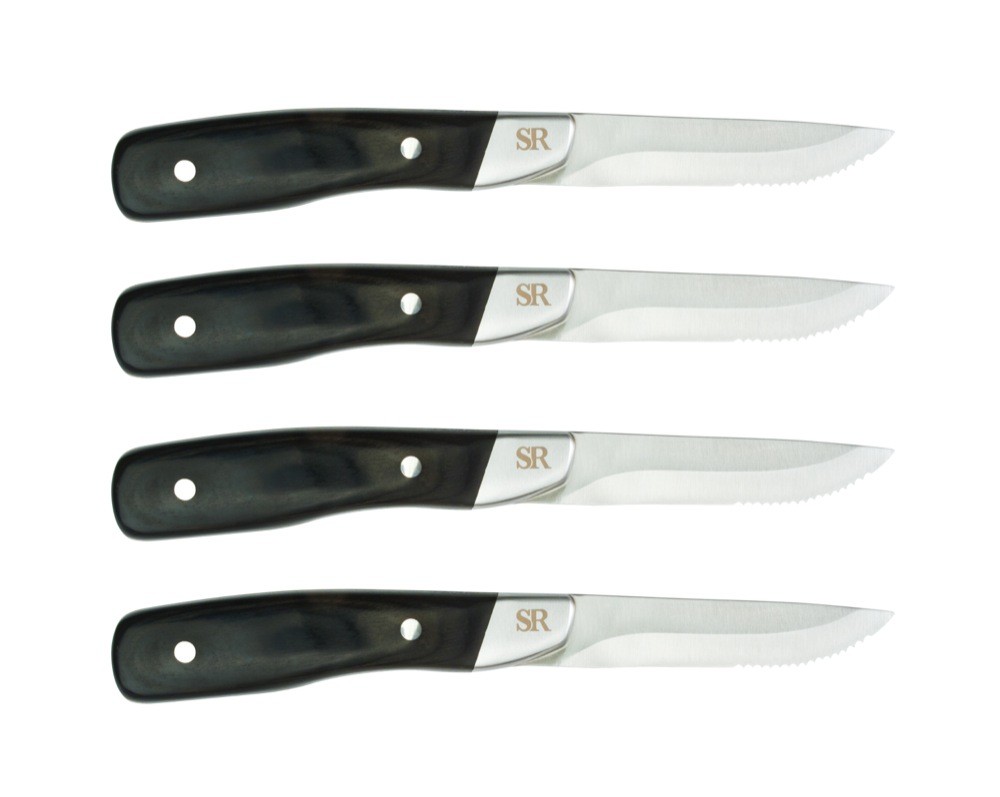 Steven Raichlen Steakmesser - Edelstahl & Pakkawood Set/4